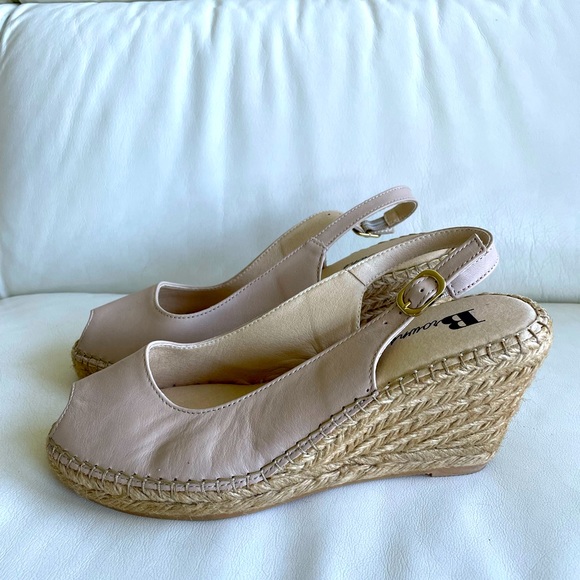Browns Slingback Espadrilles Size 40 - 9 - Picture 4 of 9